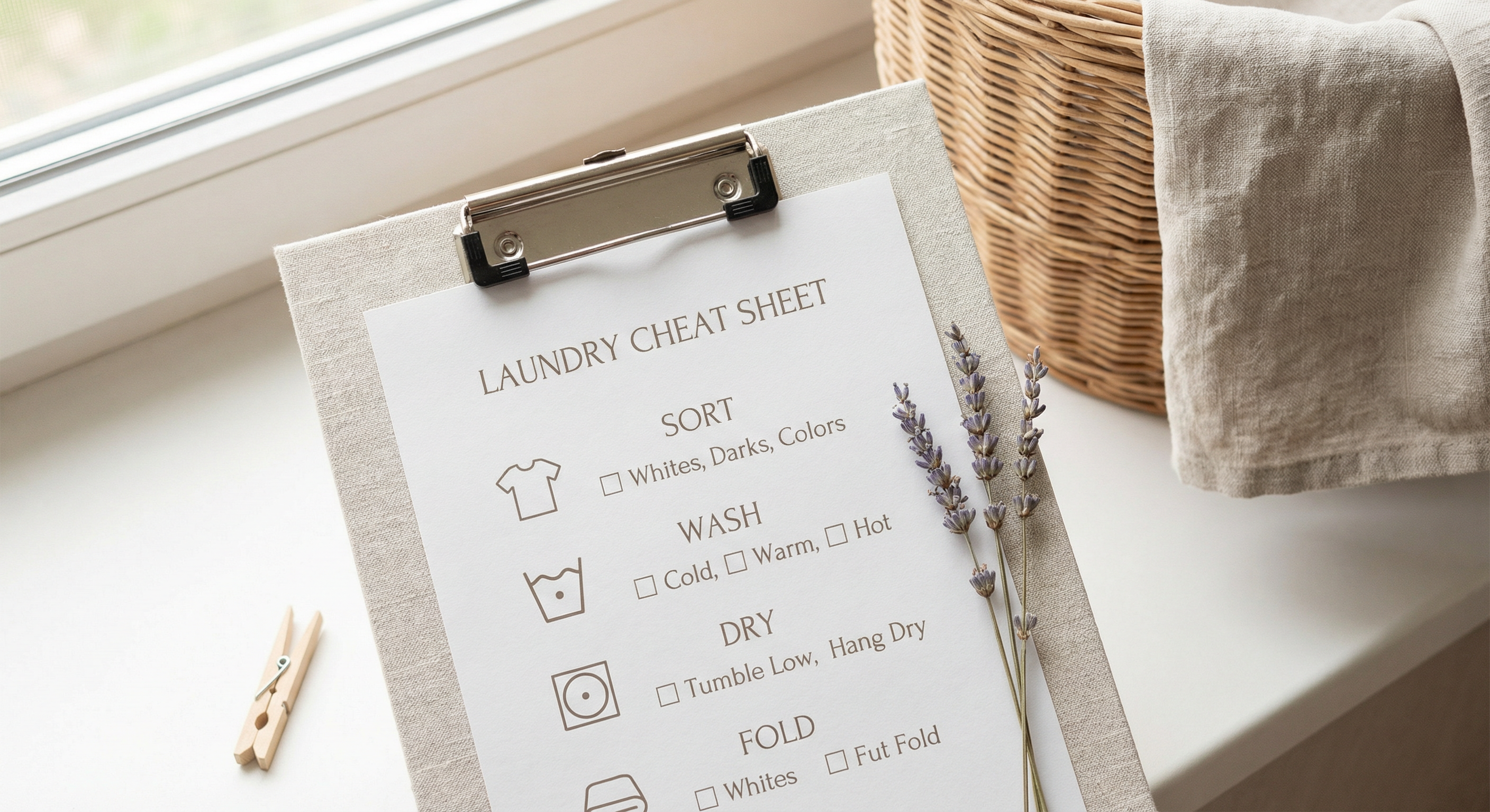 Suggest a laundry guide
